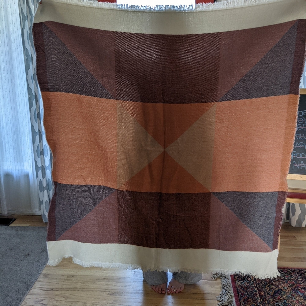 Geometric Blanket Scarf
